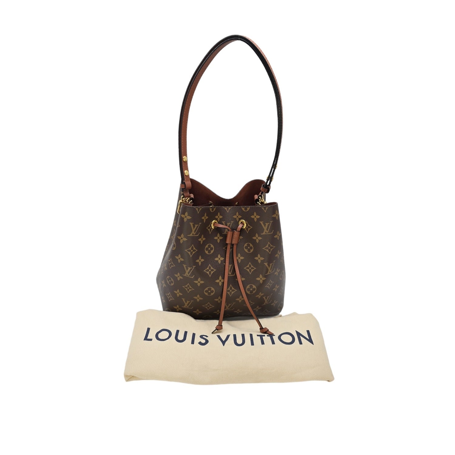 Louis Vuitton Monogram Caramel NéoNoé MM Bucket Bag