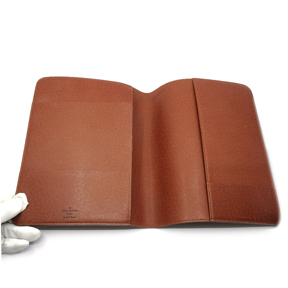 LUIS VUITTON R20100 Monogram Book Cover Louis Vuitton nda Buuro R20100 Monogram Book Cover Brown Small