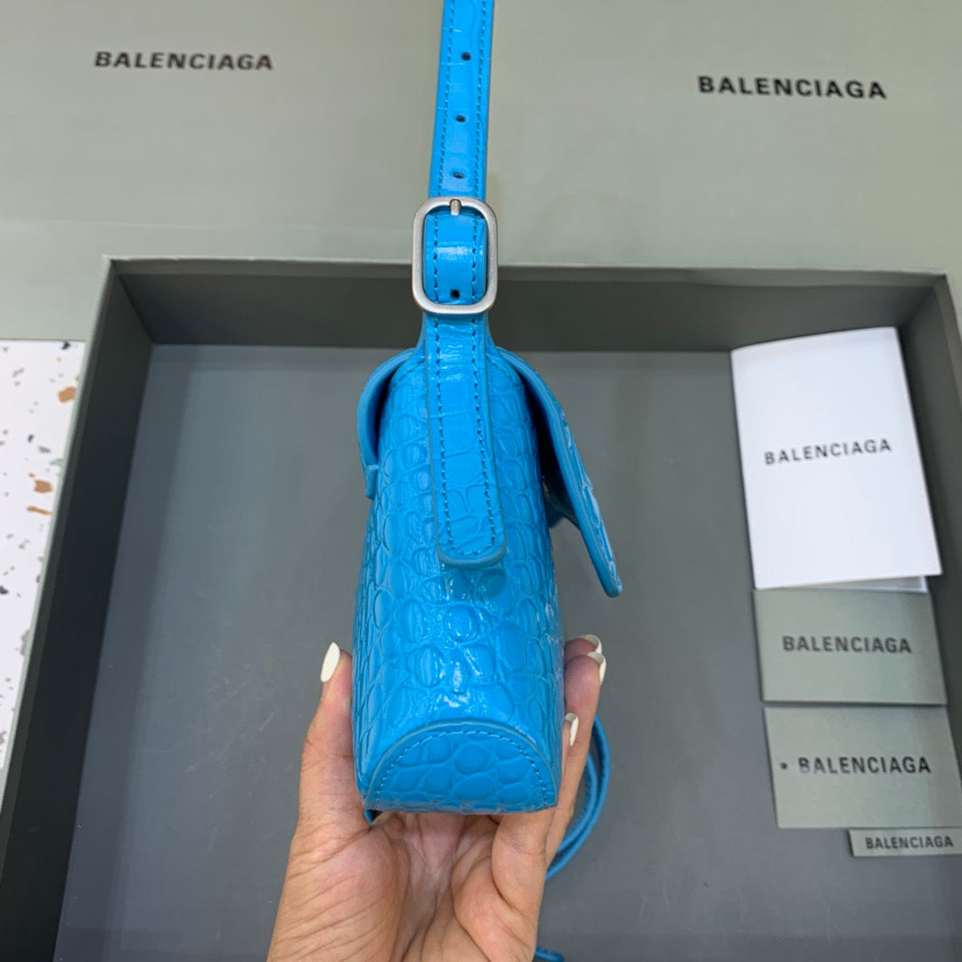 Balen XX Small GlamIap Bag Box Blue, For Women,  Bags 10.6in/27cm 6956452108Y4624