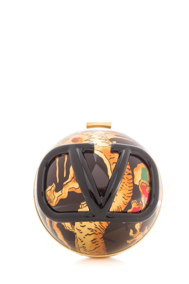 Valentino VLogo Spherical Shoulder Bag with Dragon Print NWT