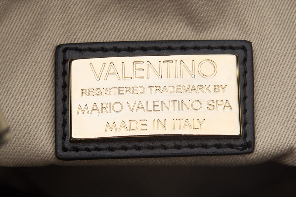 Valentino by Mario Valentino Brown Monogram Metallic Tote