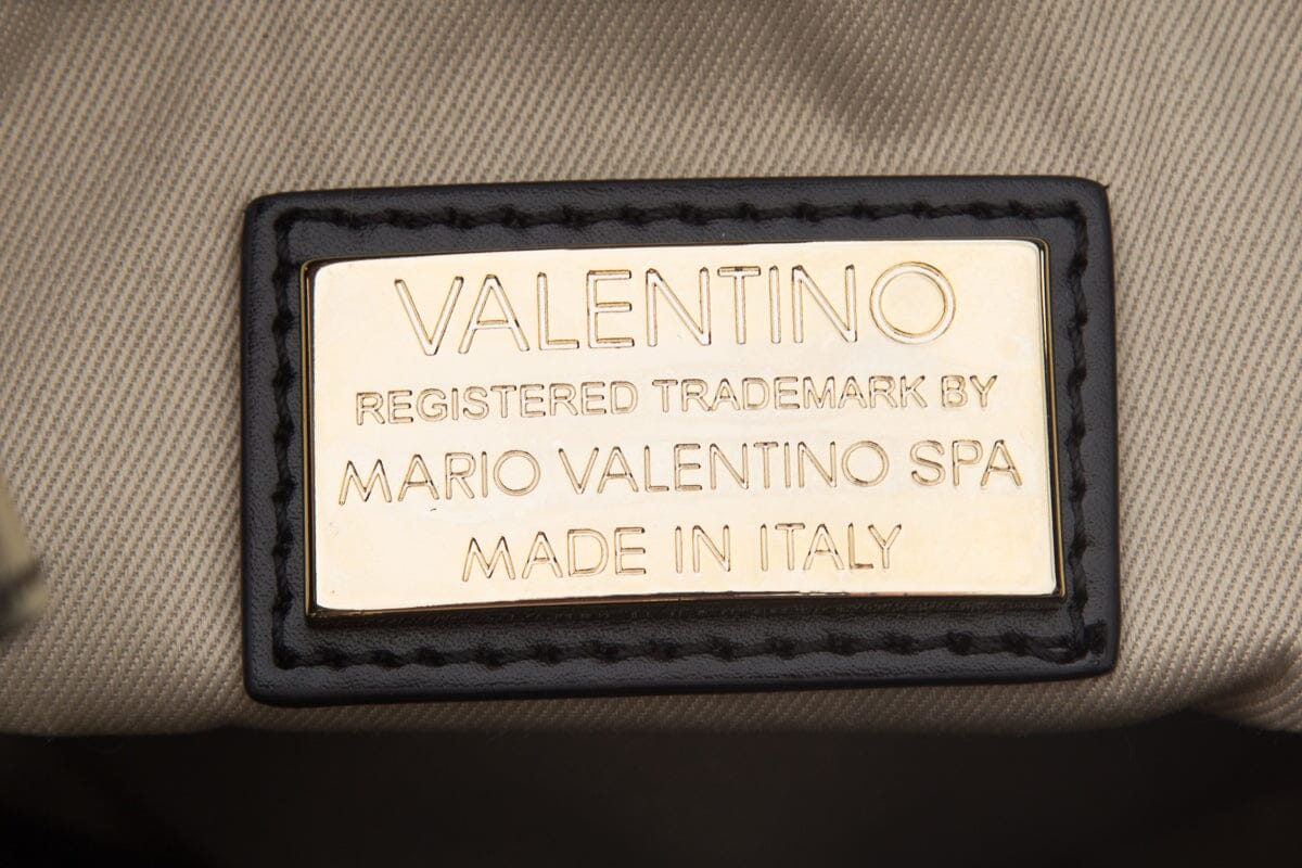 Valentino by Mario Valentino Brown Monogram Metallic Tote