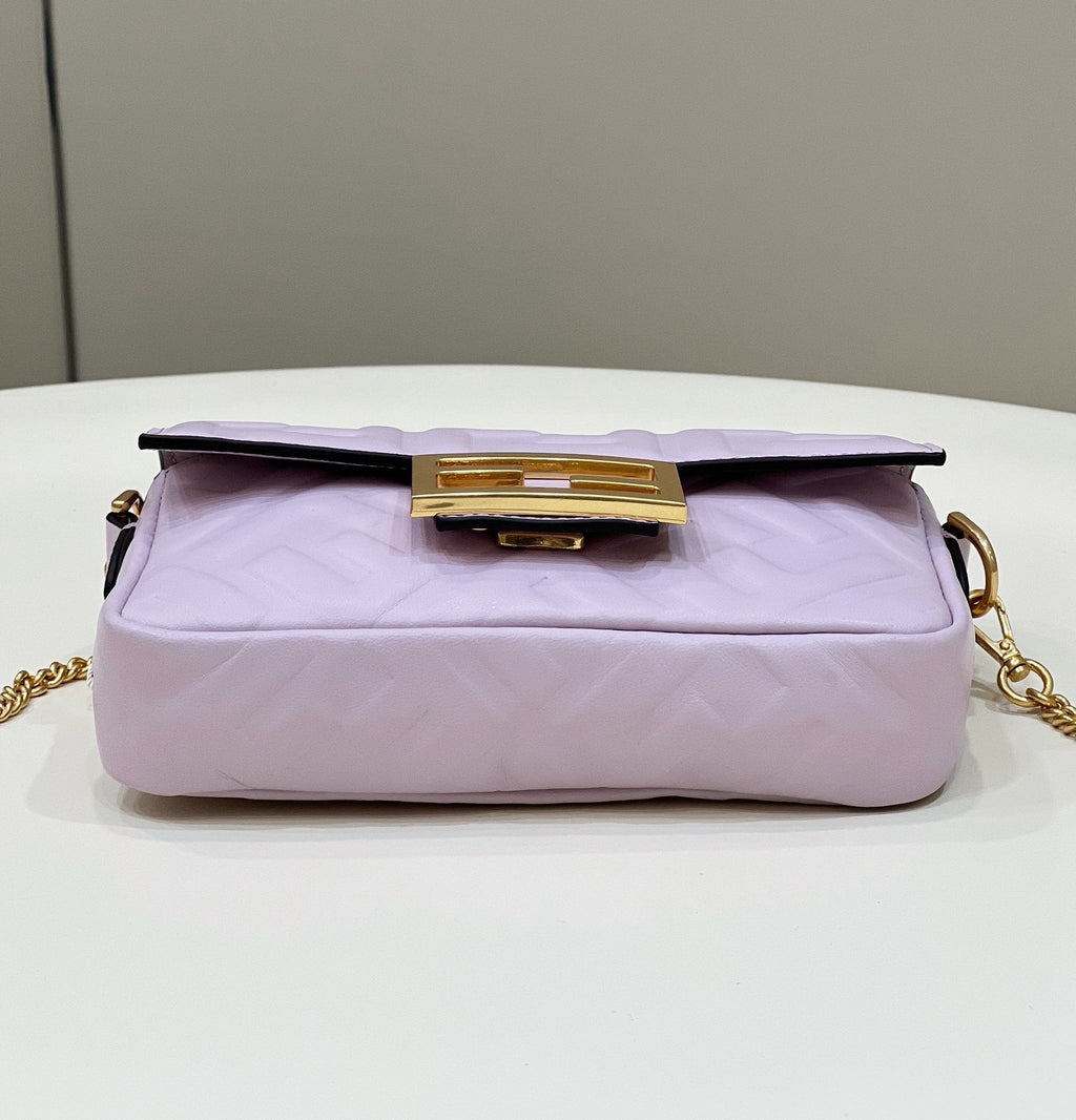 FI Baguette Purple For Women, Handbags, Shoulder And Crossbody Bags 7.5in/19cm FF 8BS017