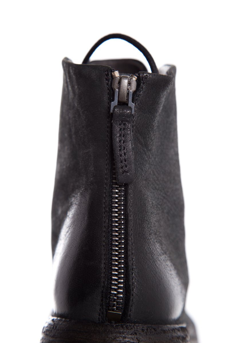 Marsell Black Leather Lace-Up Ankle Boot SZ 36 NWT