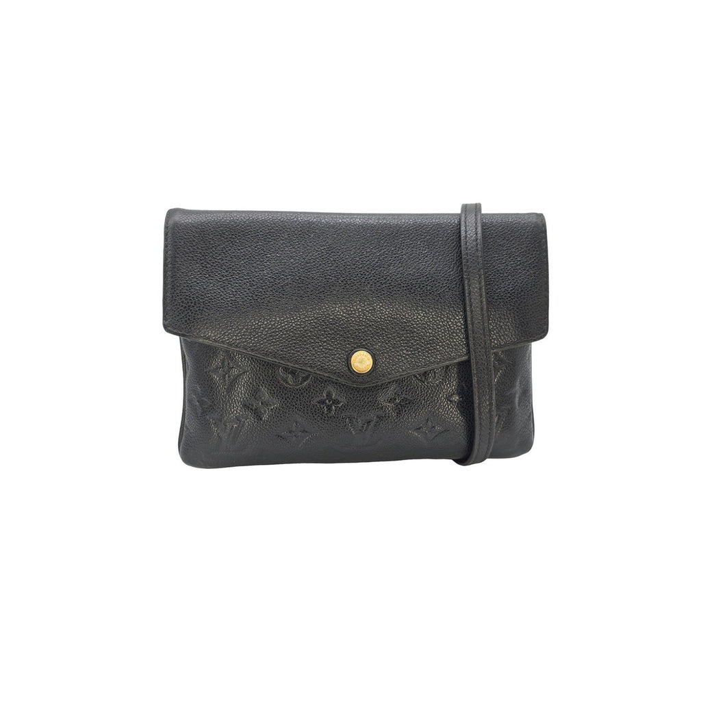Louis Vuitton Twice Black Monogram Empreinte Crossbody Bag