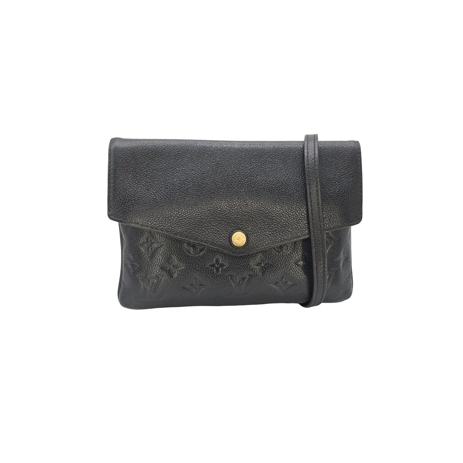 Louis Vuitton Twice Black Monogram Empreinte Crossbody Bag