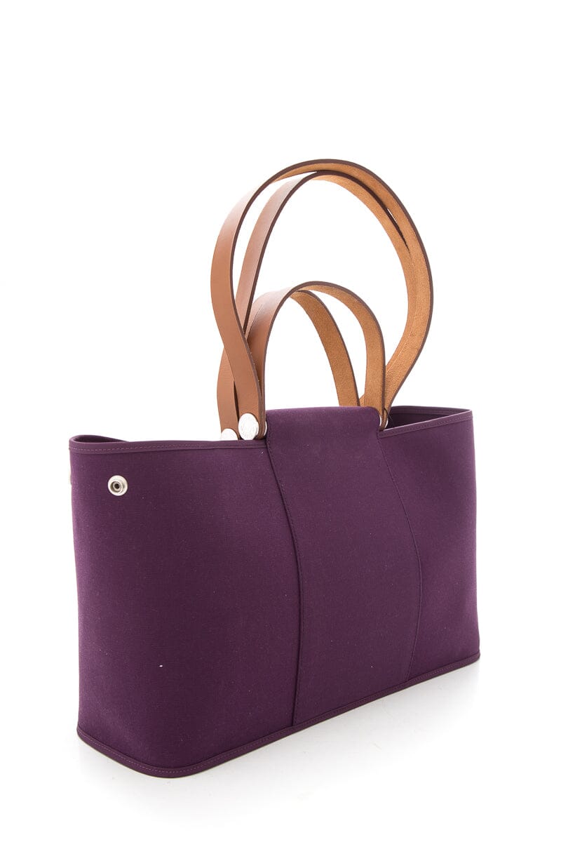 HermÃƒÆ’Ã‚Â¨s Purple Toile Officier Cabag Elan Handbag