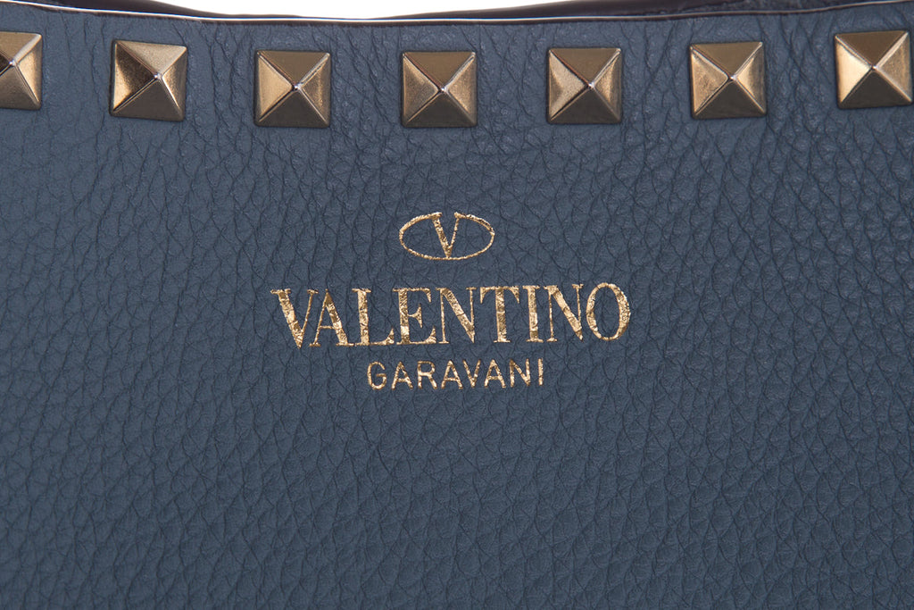 Valentino Blue Leather Tote