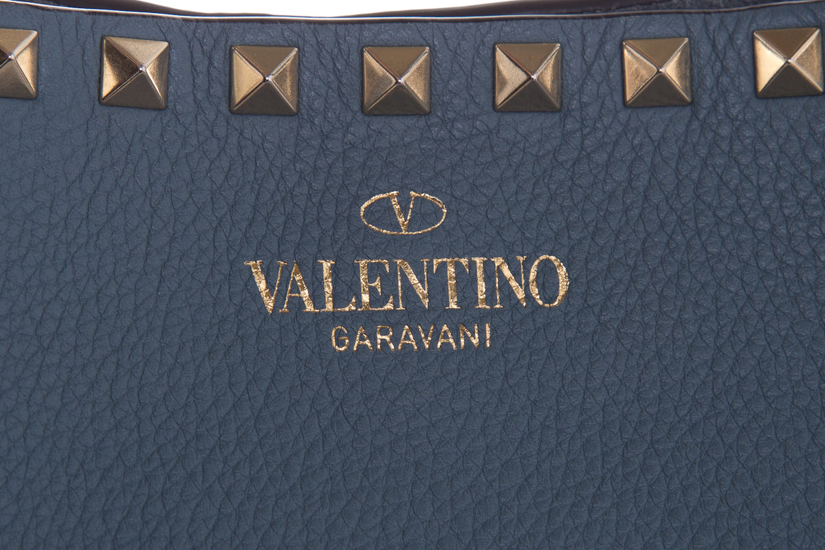 Valentino Blue Leather Tote