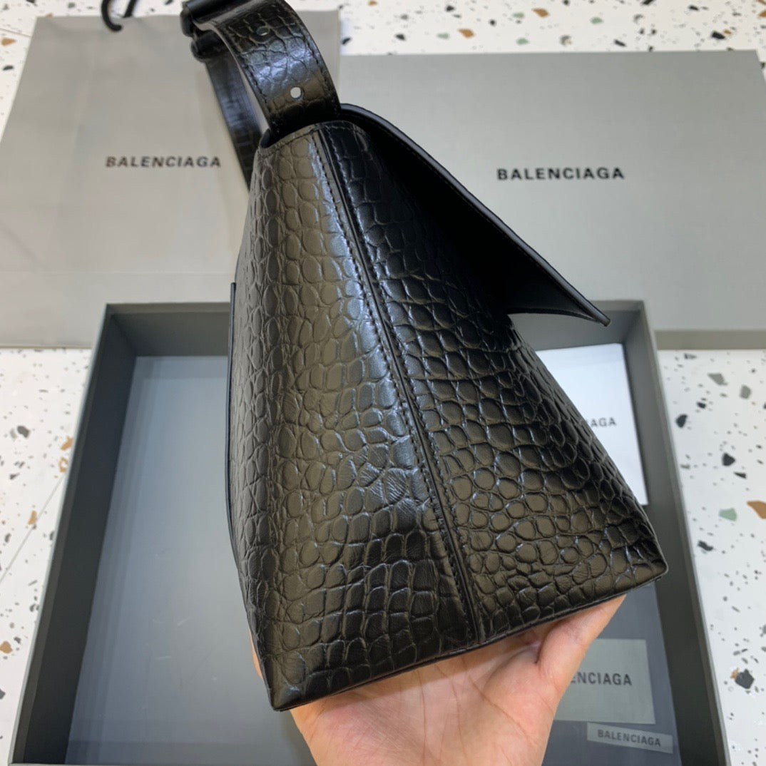 Balen Downtown MeGLAMIum Shoulder Bag In Black, For Women,  Bags 12.6in/32cm