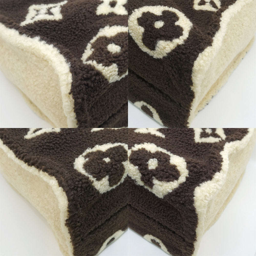 Louis Vuitton GM Monogram Teddy M55420 Brown/White G  Tote Bag  Women Box  Bag