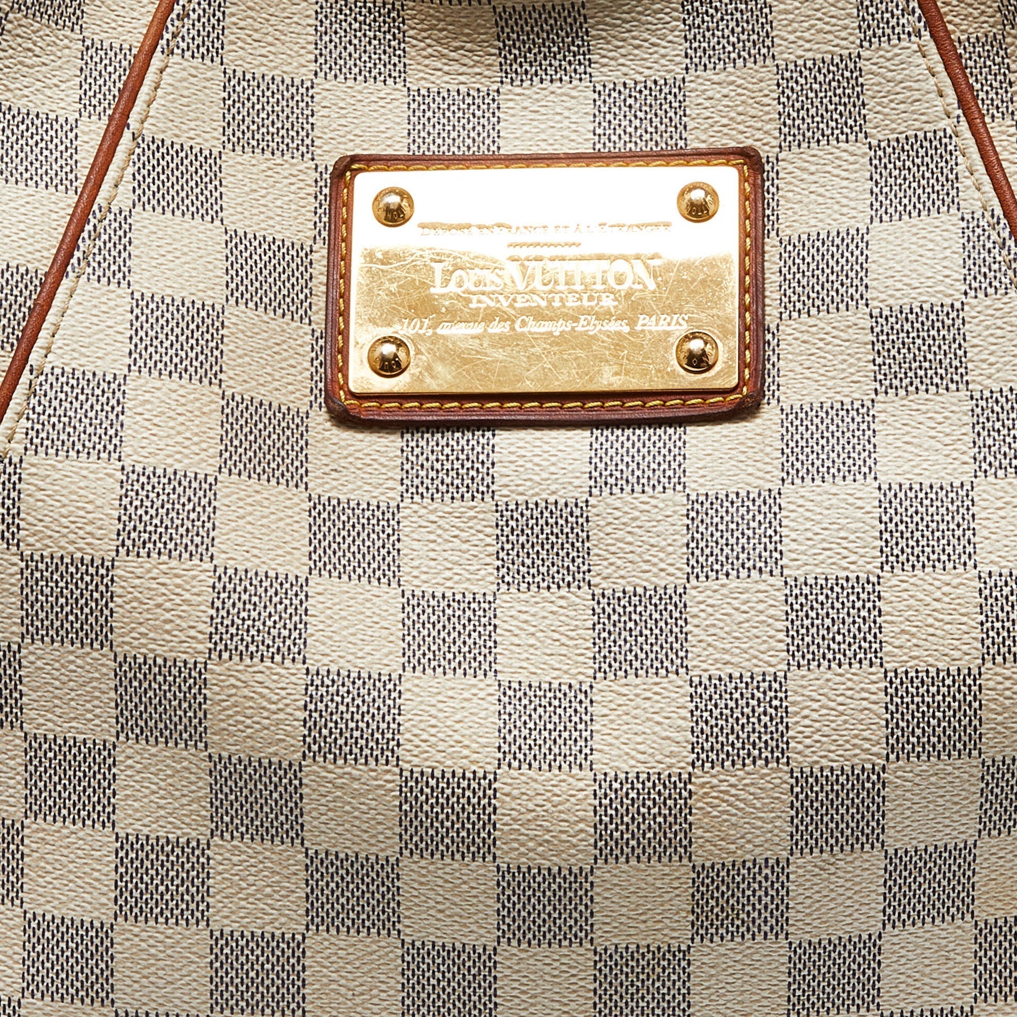 Louis Vuitton Damier Azur Canvas Galliera Pm Bag