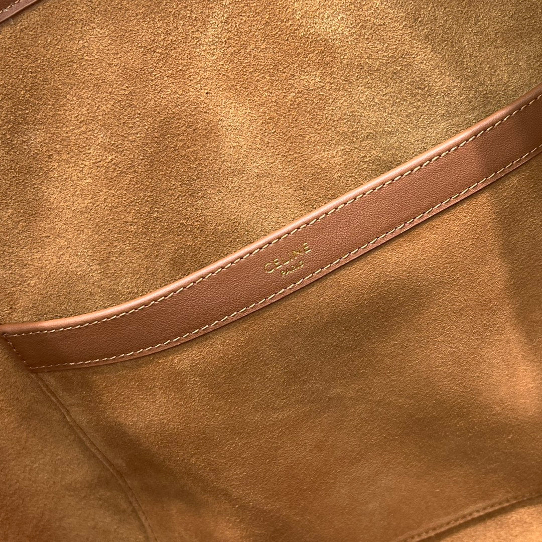 GLAMI Cabas Drawstring Cuir Triomphe Tan For Women 17in/44cm 199973DU3.04LU
