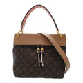 Louis Vuitton Louis Vuitton Tuil Reeves Shoulder Bag PVC Coated Canvas Leather Monogram  Brown Seasame/Pesh/Creme M44272