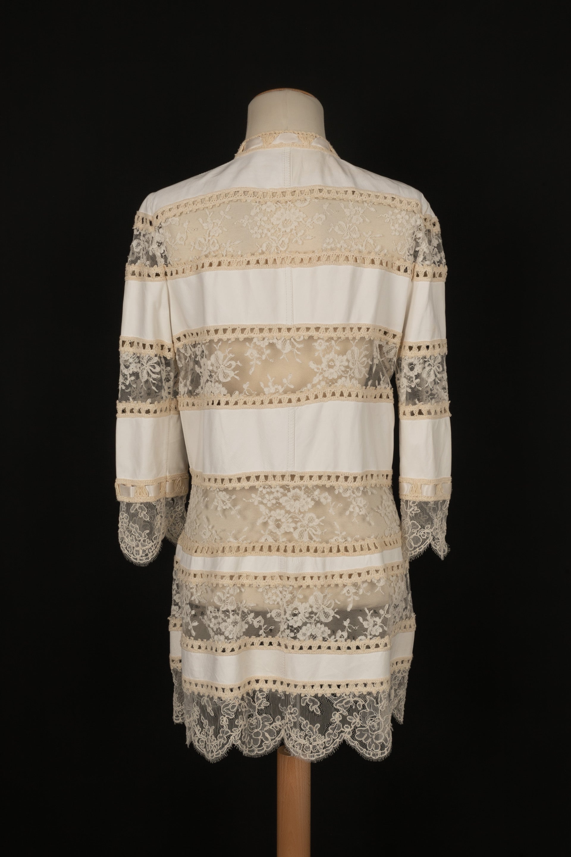 Veste en cuir Dior Printemps 2005