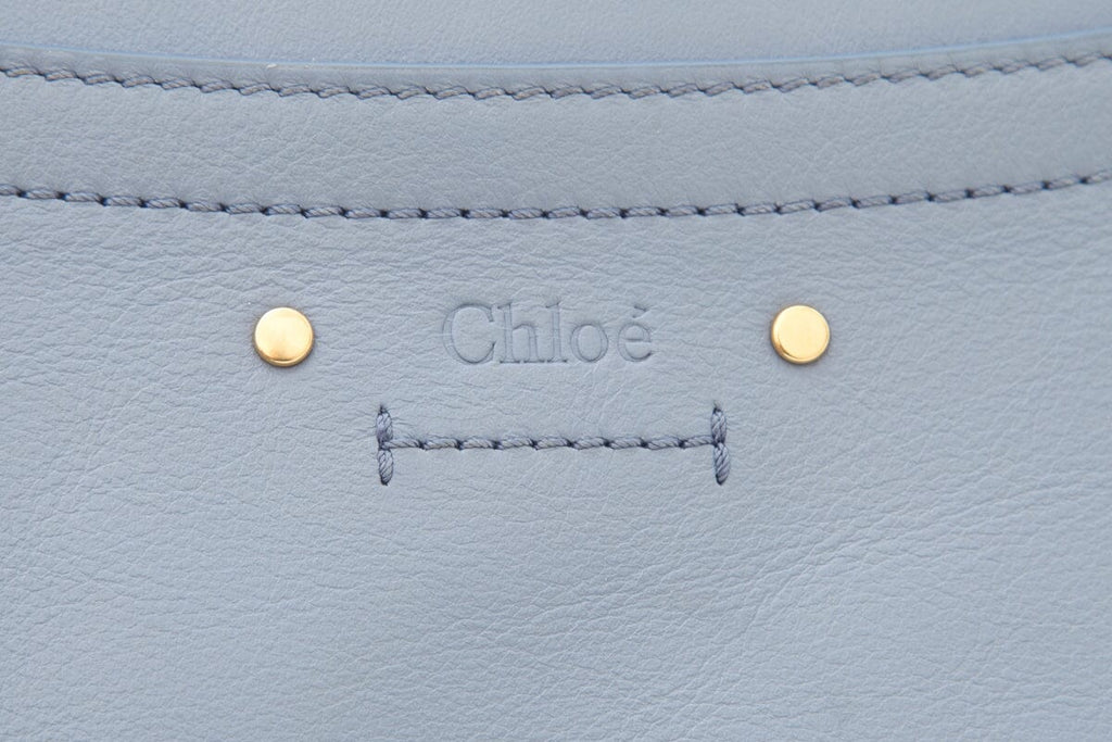 Chloe Blue Mini Roy Cross-Body