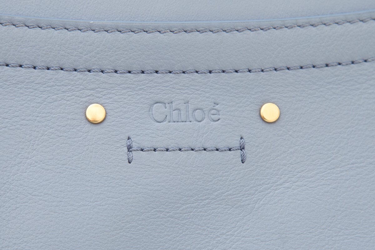 Chloe Blue Mini Roy Cross-Body