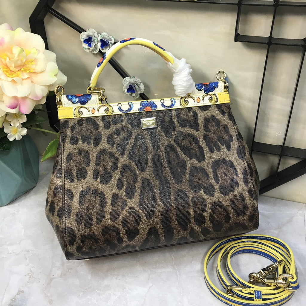 GLAMI MeGLAMIum Sicily Handbag Unique Print Motifs Muticolour For Women 10.2in/26cm GLAMI