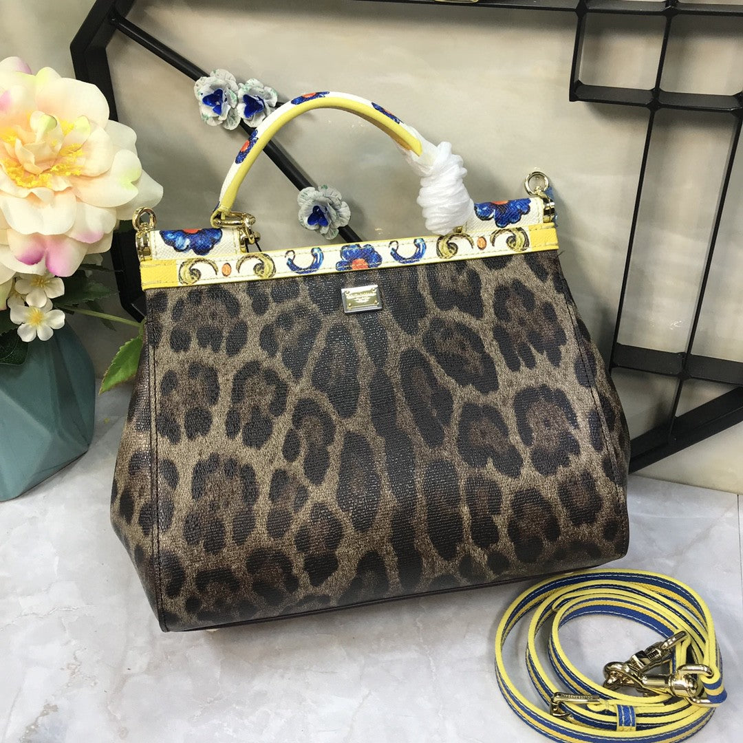 GLAMI MeGLAMIum Sicily Handbag Unique Print Motifs Muticolour For Women 10.2in/26cm GLAMI