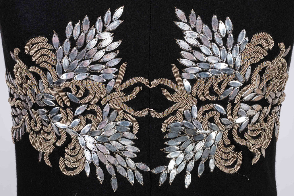 Haut / bustier en laine brodÃƒÆ’Ã‚Â©e Anouska Hempel