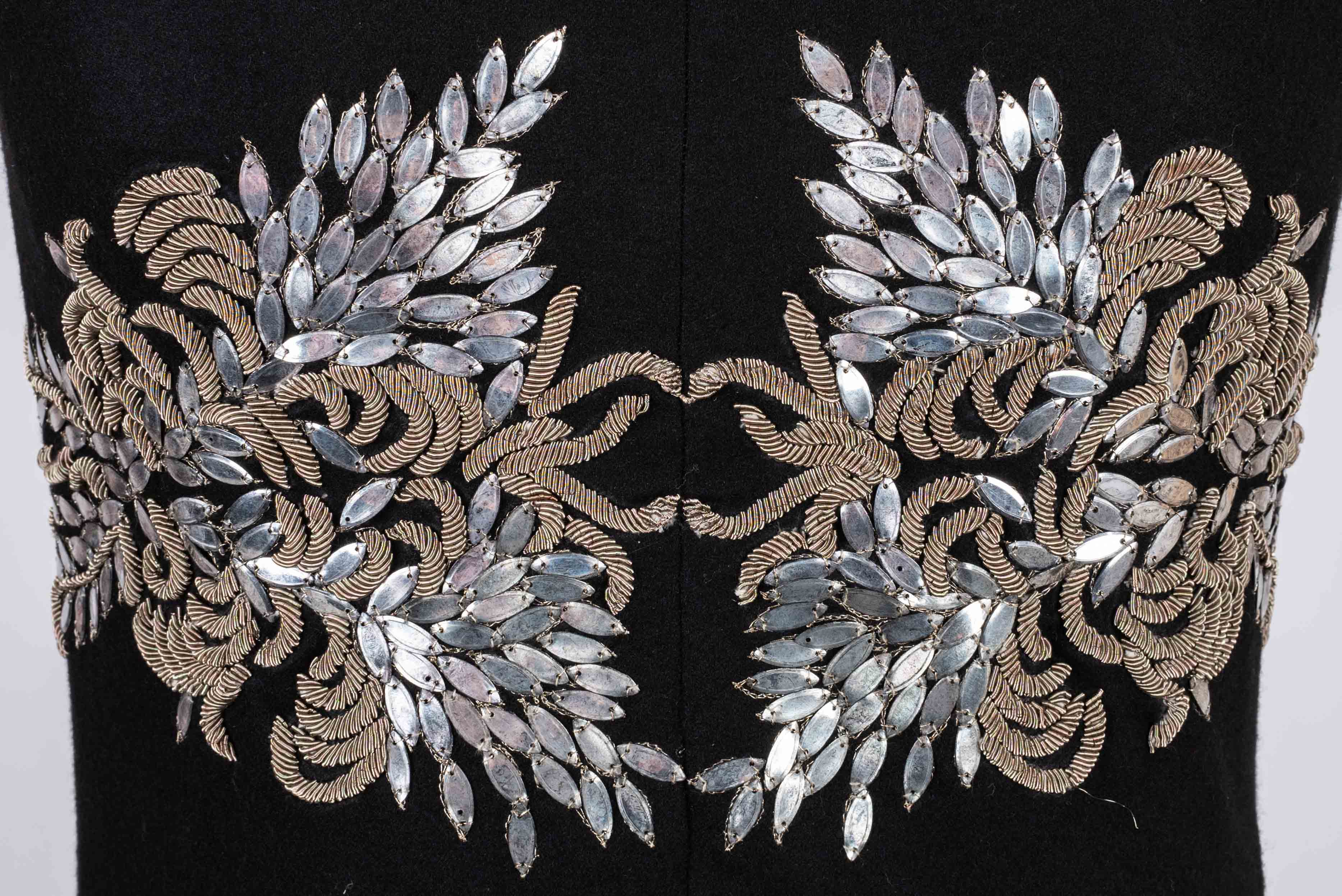 Haut / bustier en laine brodÃƒÆ’Ã‚Â©e Anouska Hempel