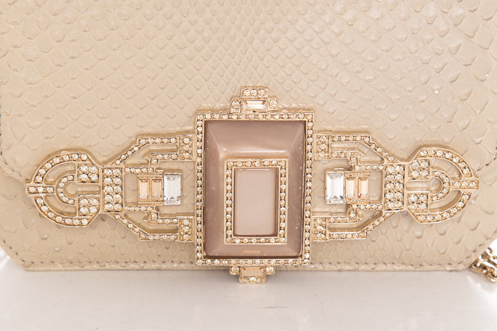 Judith Leiber Snakeskin Evening Bag