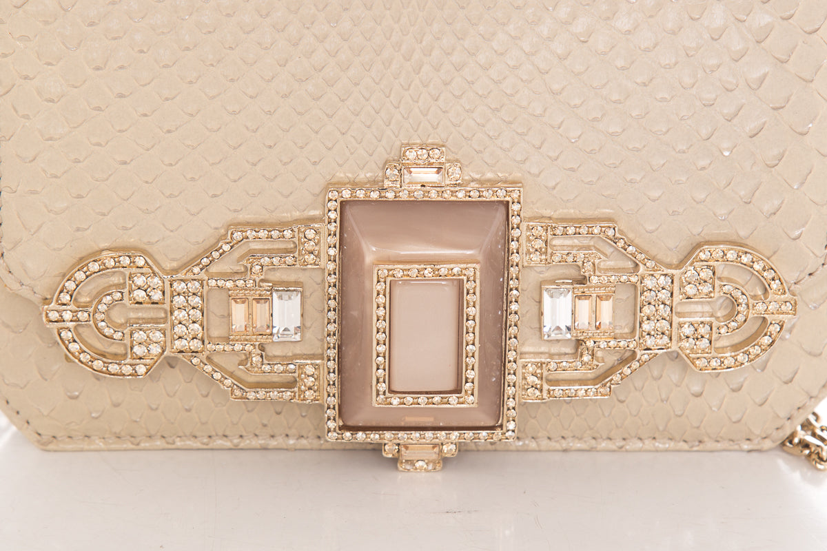Judith Leiber Snakeskin Evening Bag