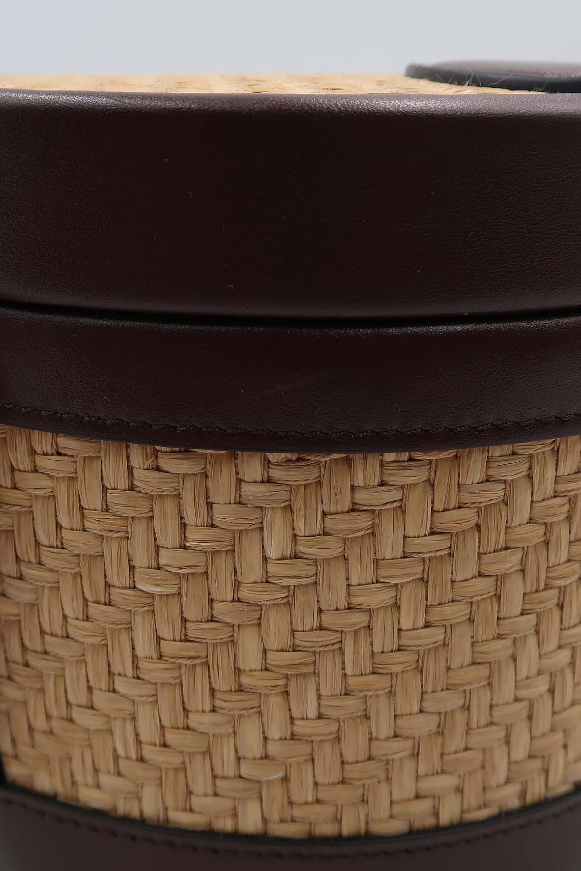 Braided Medium Tambour Natural, Brown