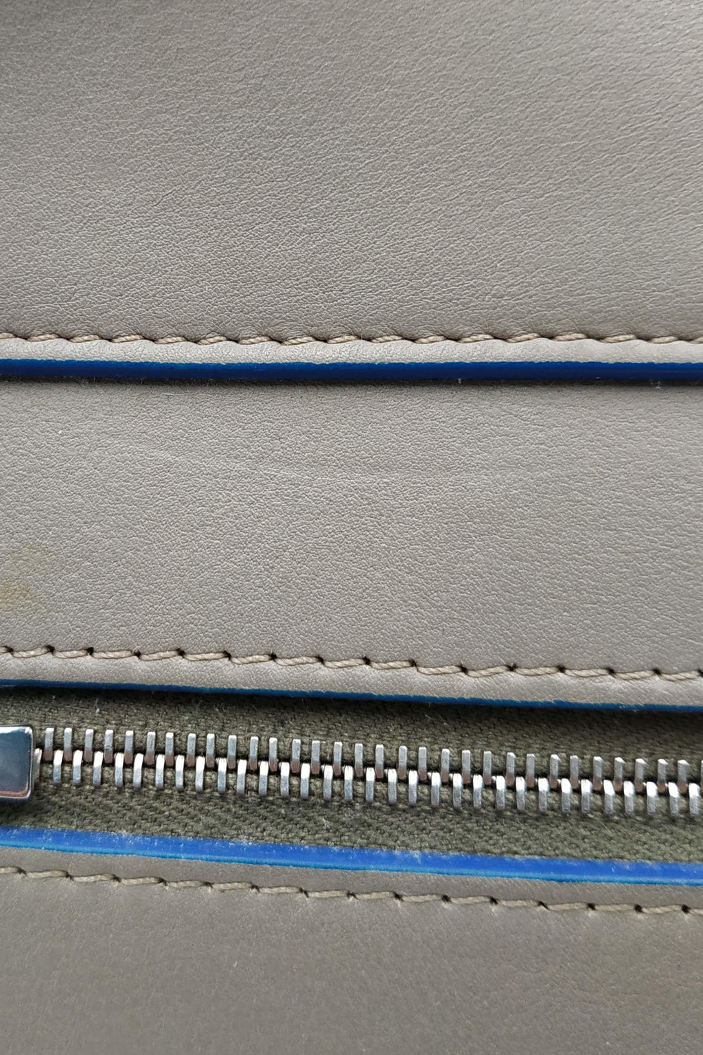Diamond Envelope Shoulder Bag Beige Blue