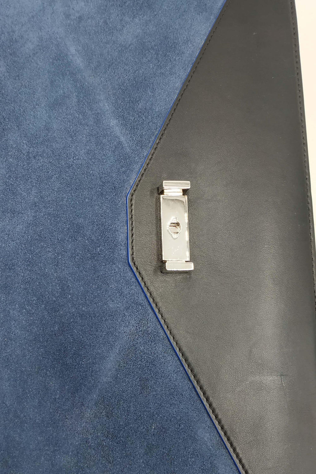 Diamond Envelope Shoulder Bag Beige Blue