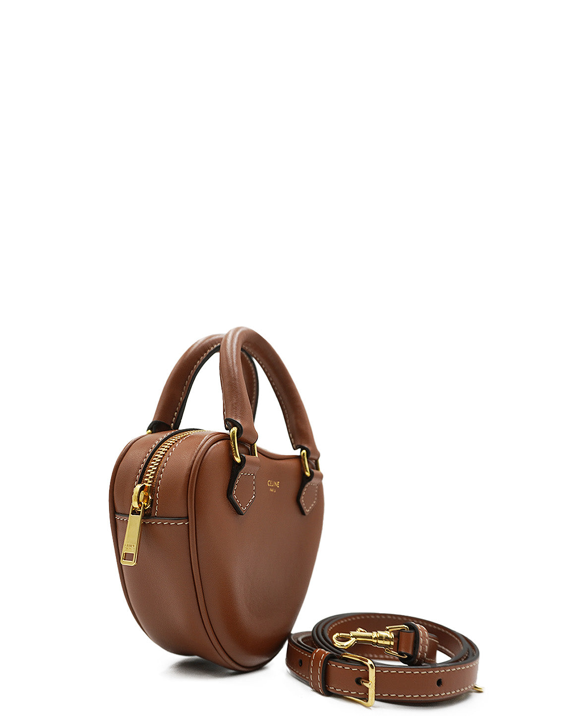 Heart Triomphe Bag Tan