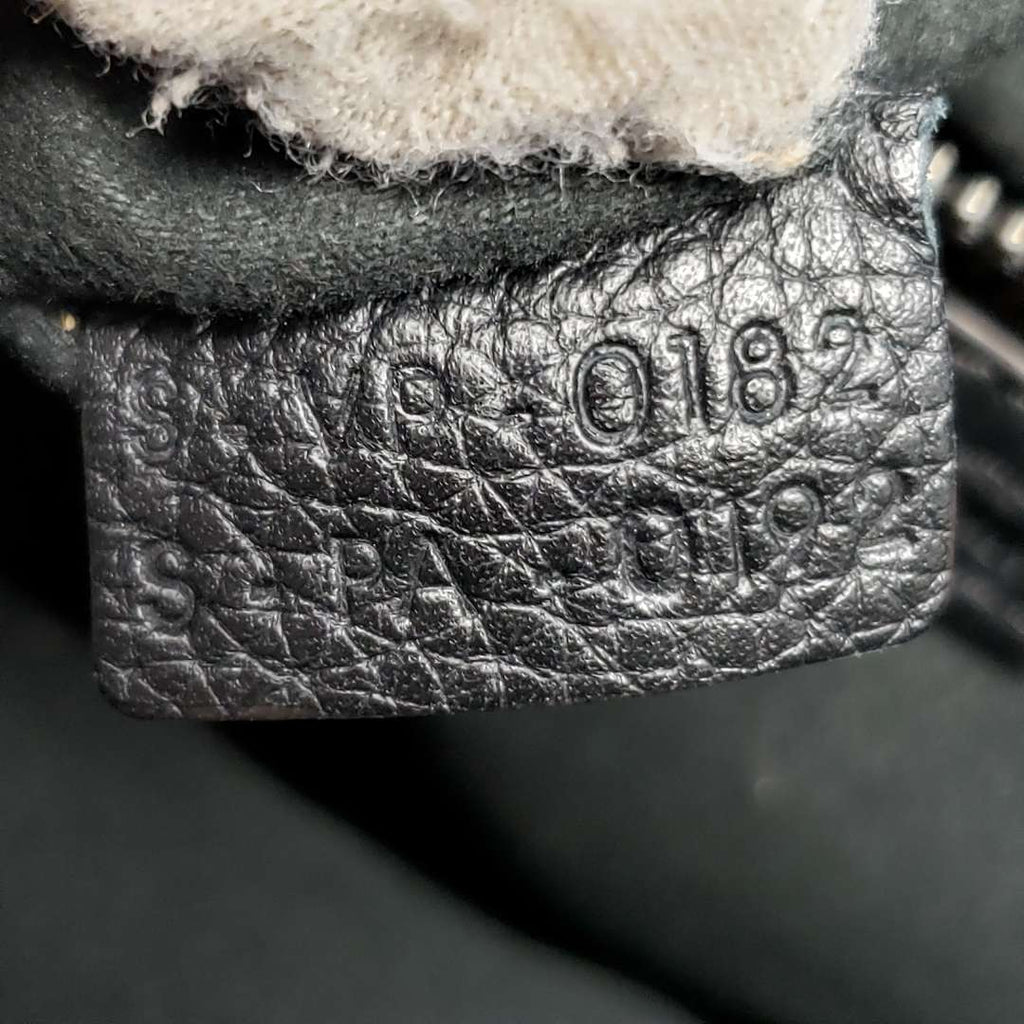 Celine Luggage Micro Black Leather Hand Bag