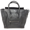 Celine Luggage Micro Black Leather Hand Bag