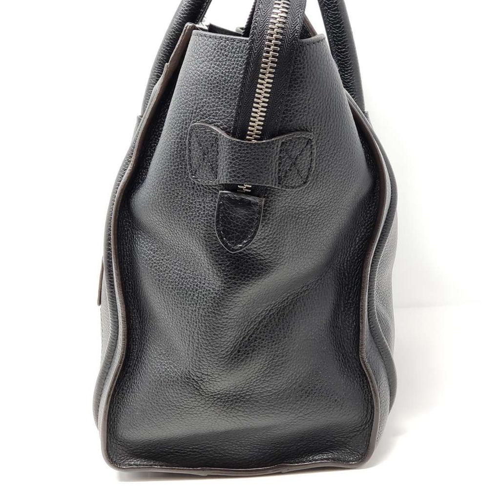 Celine Luggage Micro Black Leather Hand Bag