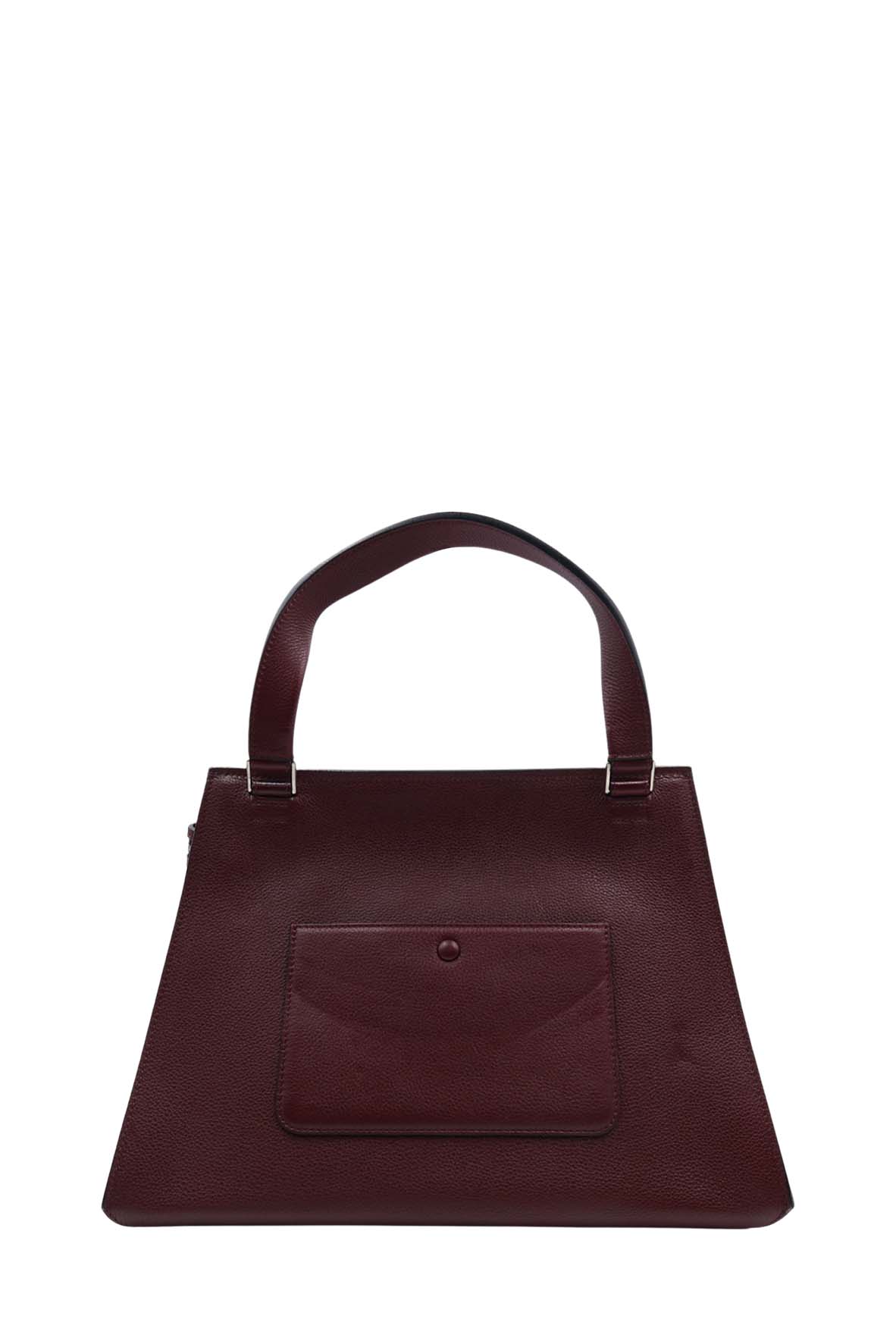 Medium Edge Bag Plum Red