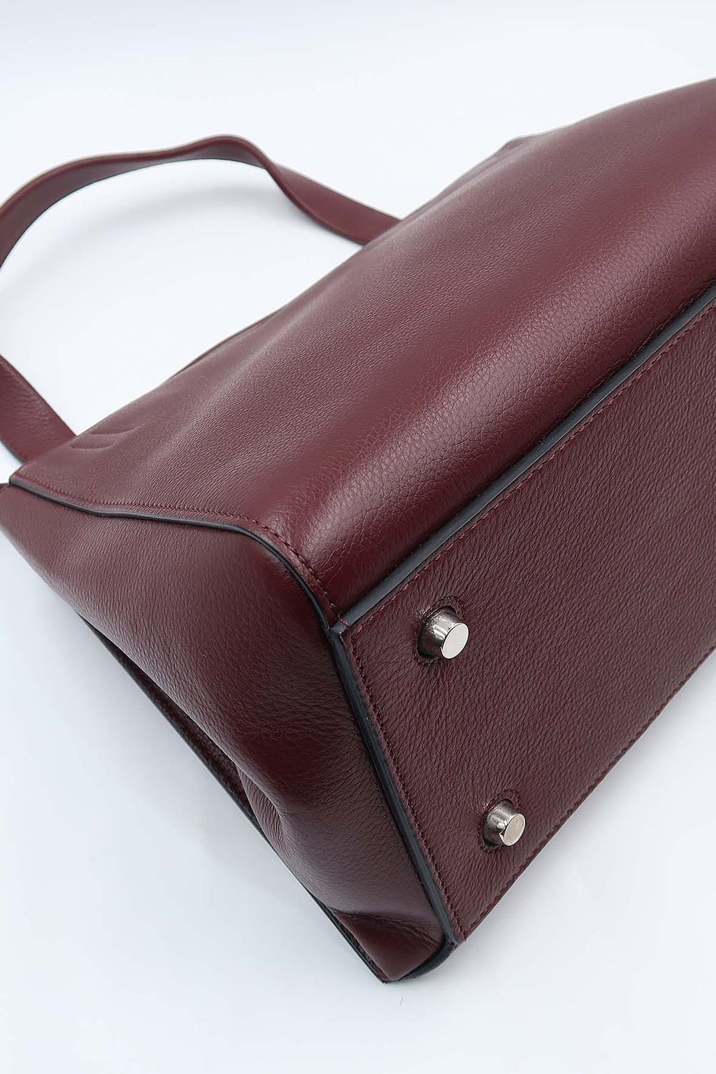 Medium Edge Bag Plum Red