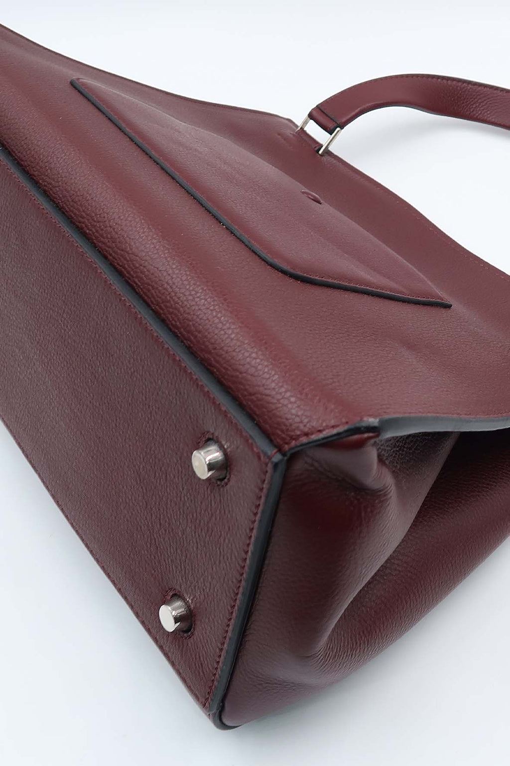 Medium Edge Bag Plum Red