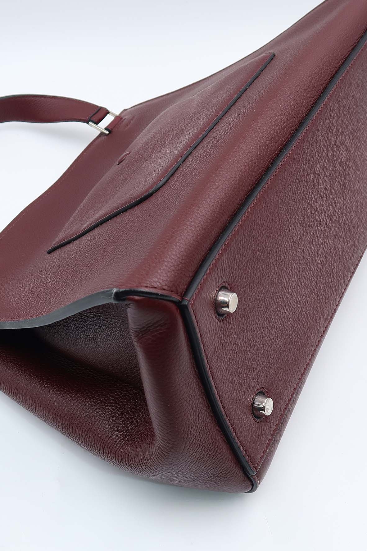 Medium Edge Bag Plum Red