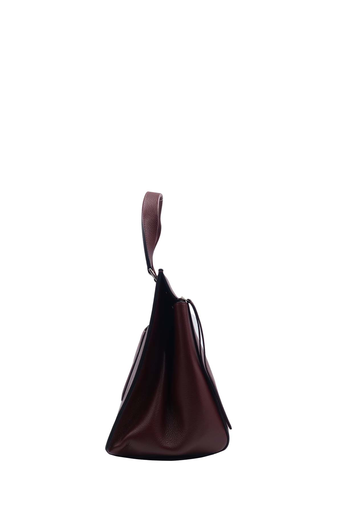 Medium Edge Bag Plum Red