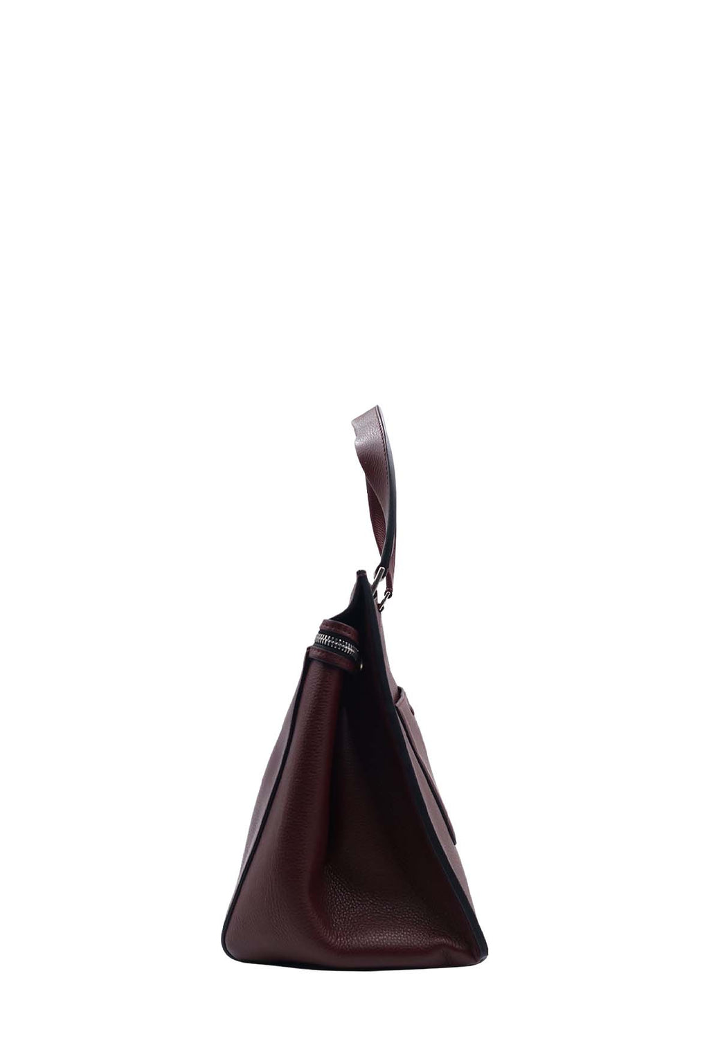 Medium Edge Bag Plum Red