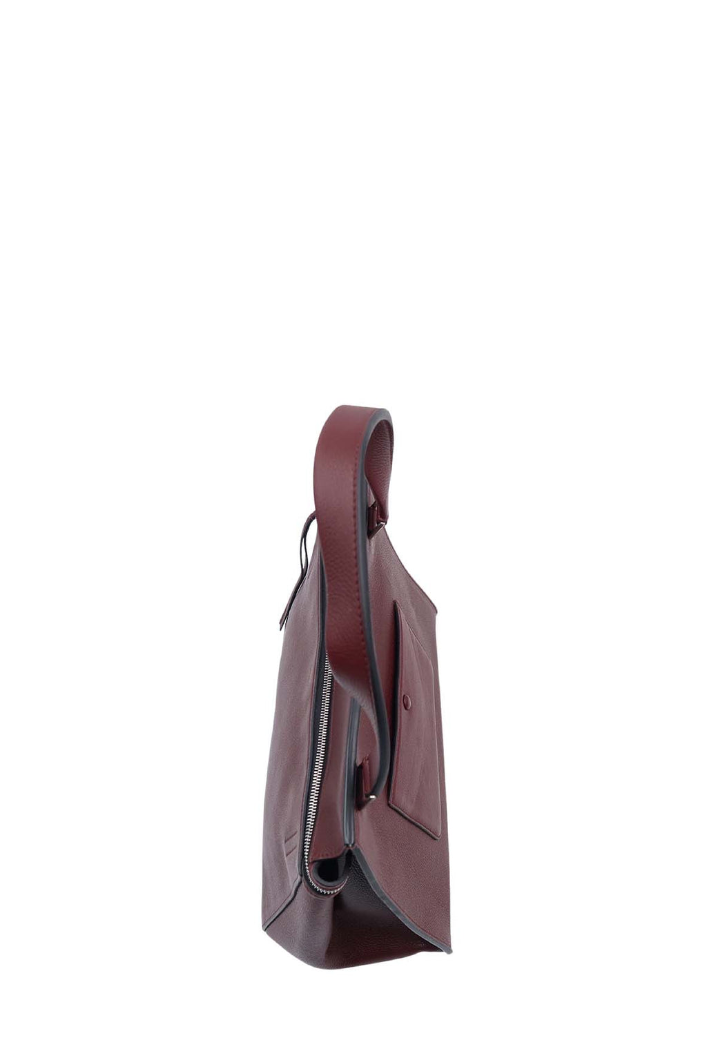 Medium Edge Bag Plum Red