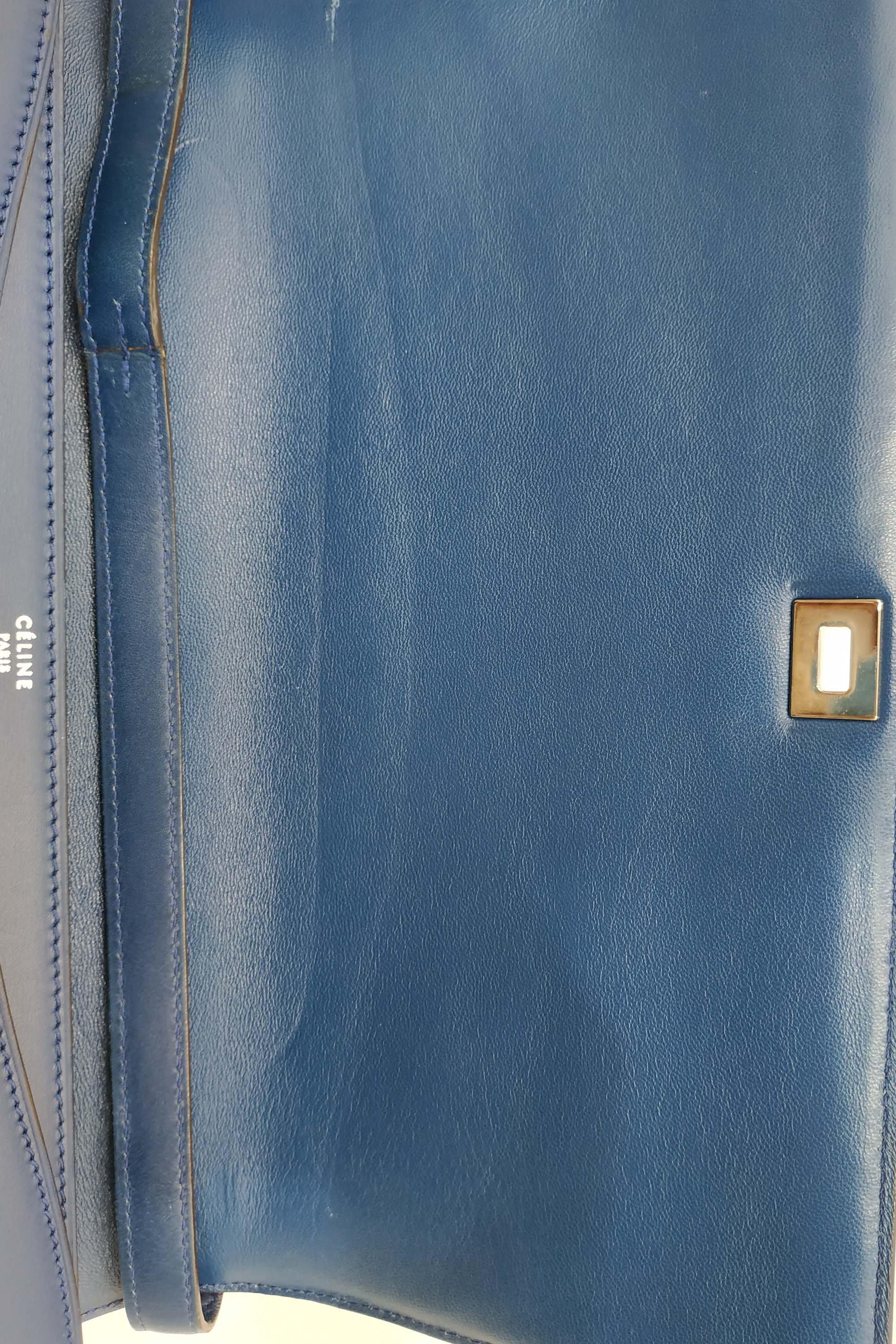 Medium Python Case Bag Ocean Blue