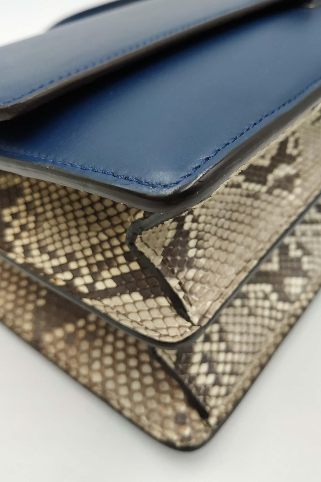 Medium Python Case Bag Ocean Blue