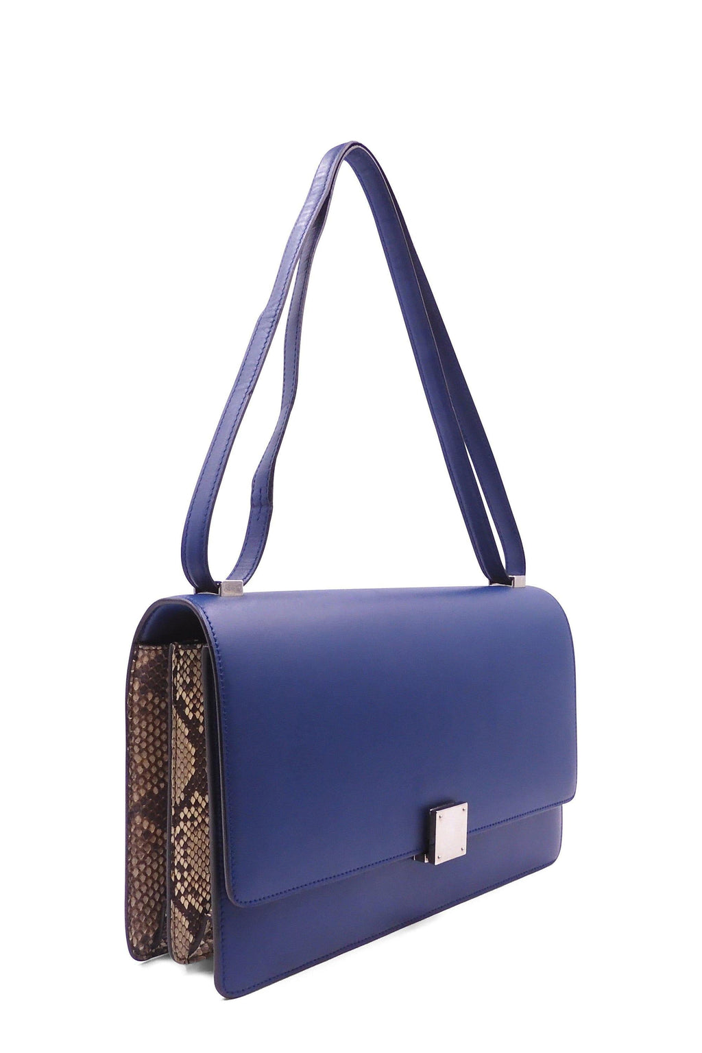 Medium Python Case Bag Ocean Blue