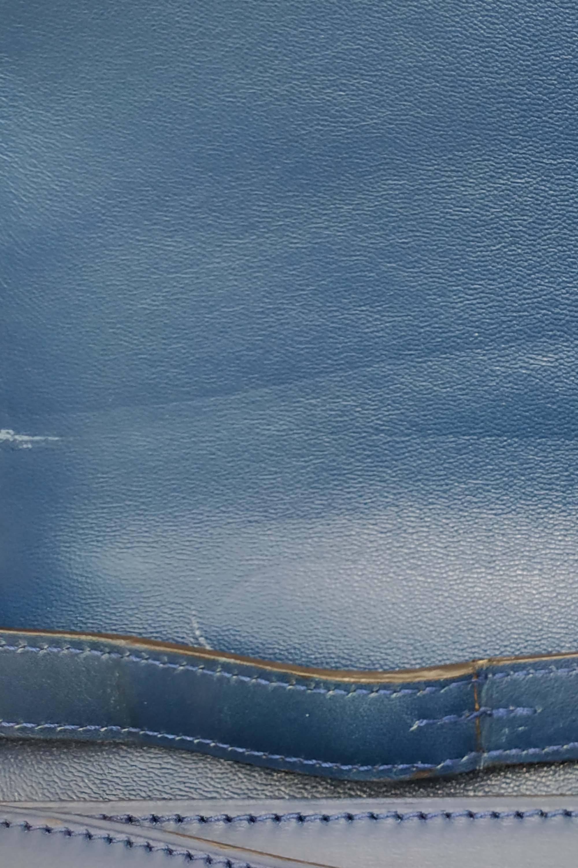 Medium Python Case Bag Ocean Blue