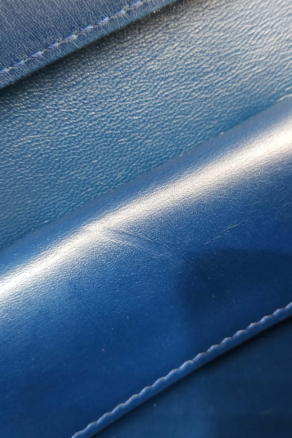 Medium Python Case Bag Ocean Blue