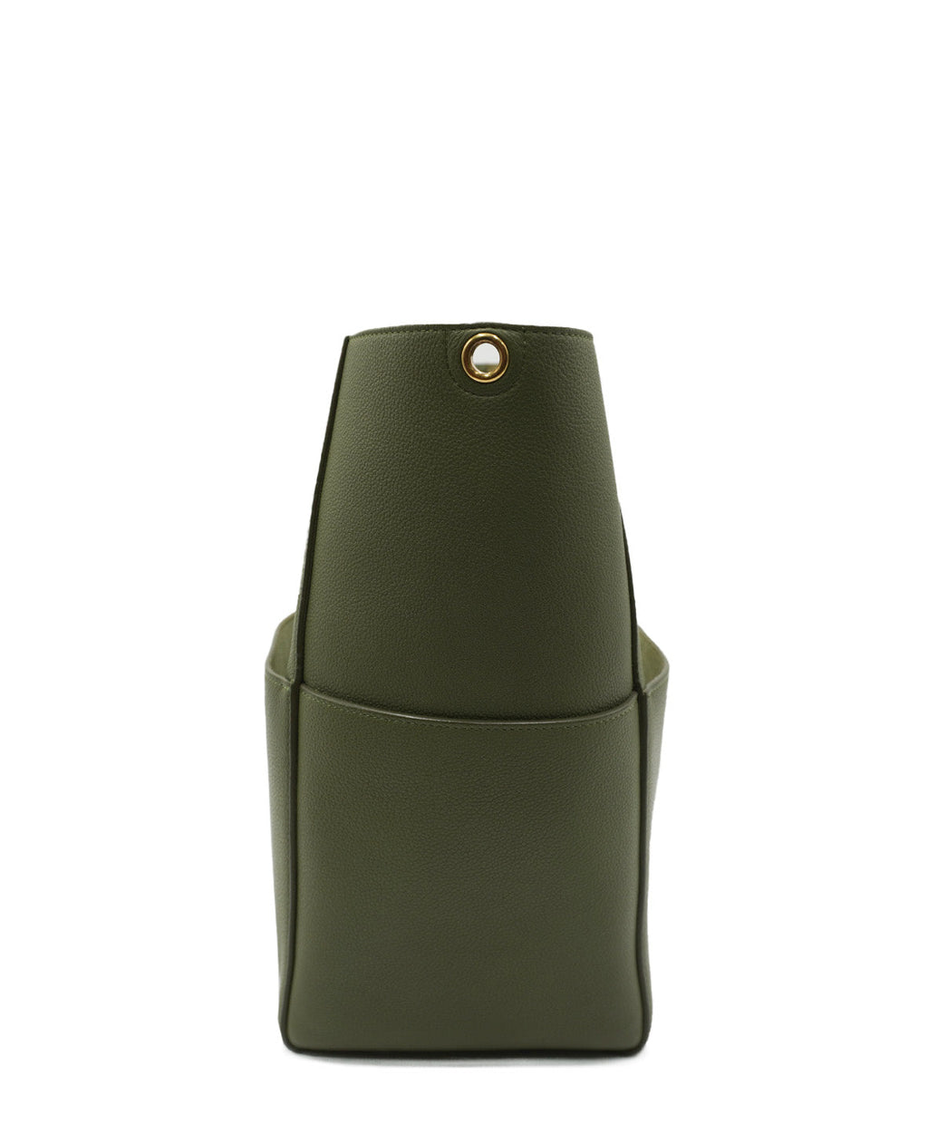 Medium Seau Sangle Bucket Bag Green Khaki