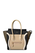 Micro Luggage Tricolor Beige