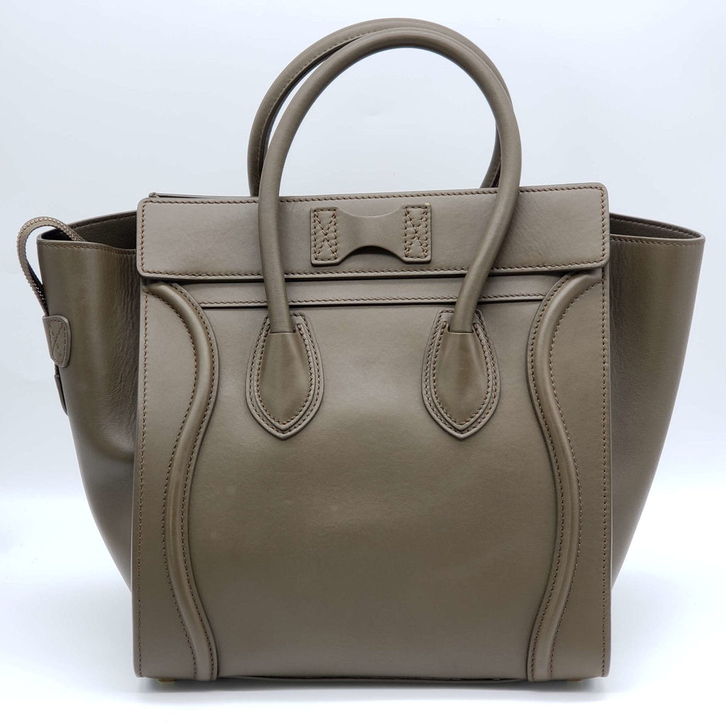 CELINE Micro Luggage Calfskin Hand Bag