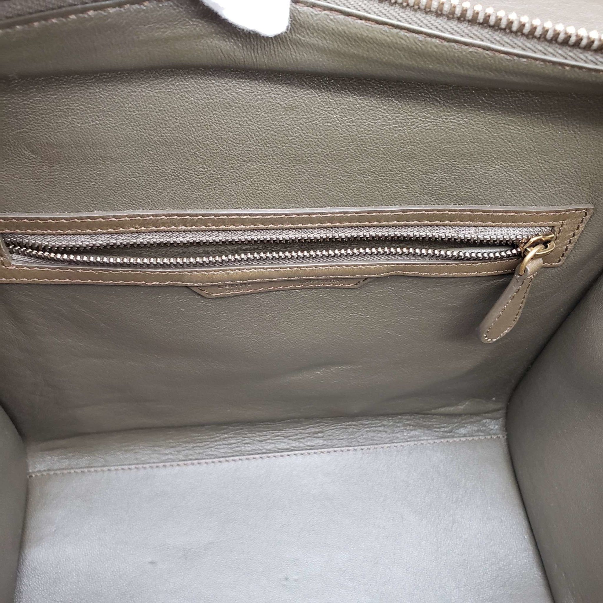 CELINE Micro Luggage Calfskin Hand Bag